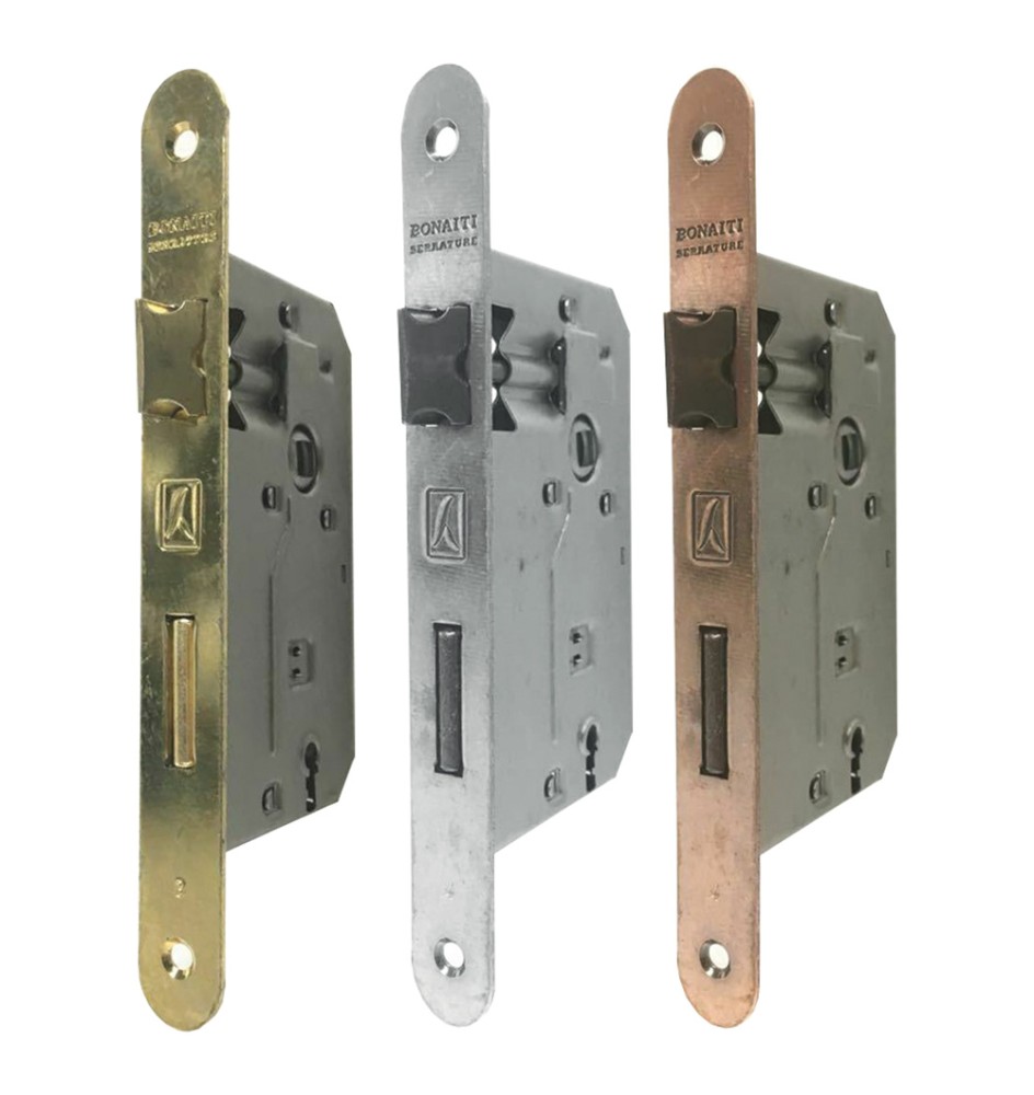 SERRATURA 'PATENT' B.T. ottonato verniciato E 35