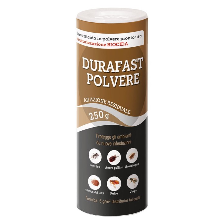 INSETTICIDA IN POLVERE 'DURAFAST' gr.250