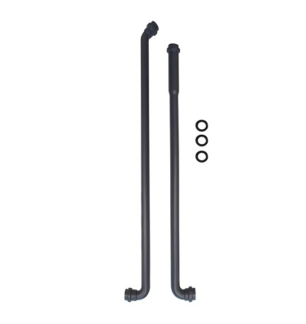 2 PZ TUBI DA INCASSO PER CASSETTA ALTA CON OR Diam. 30