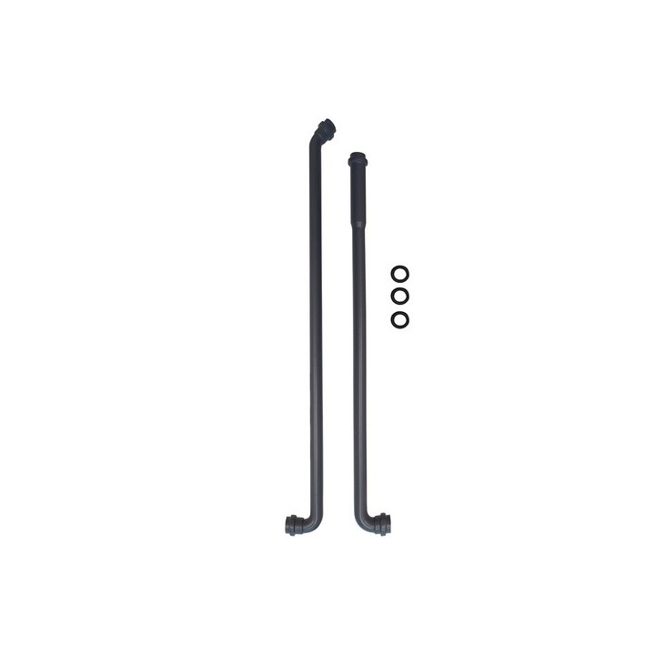 2 PZ TUBI DA INCASSO PER CASSETTA ALTA CON OR Diam. 30