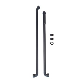 2 PZ TUBI DA INCASSO PER CASSETTA ALTA CON MORSETTI D. int 26/32 Bicchiere D. 40