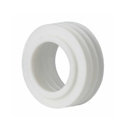 MORSETTO WC PER TUBO CASSETTA CR DIAM. INT. 40 D.Est 55-60 mm D.Int. 40 mm