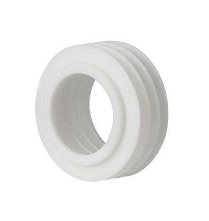 MORSETTO WC PER TUBO CASSETTA CR DIAM. INT. 40 D.Est 55-60 mm D.Int. 40 mm