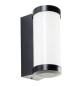 APPLIQUE LED 'ROLLO' 3+3 W 425 lumen / 4000K - nero