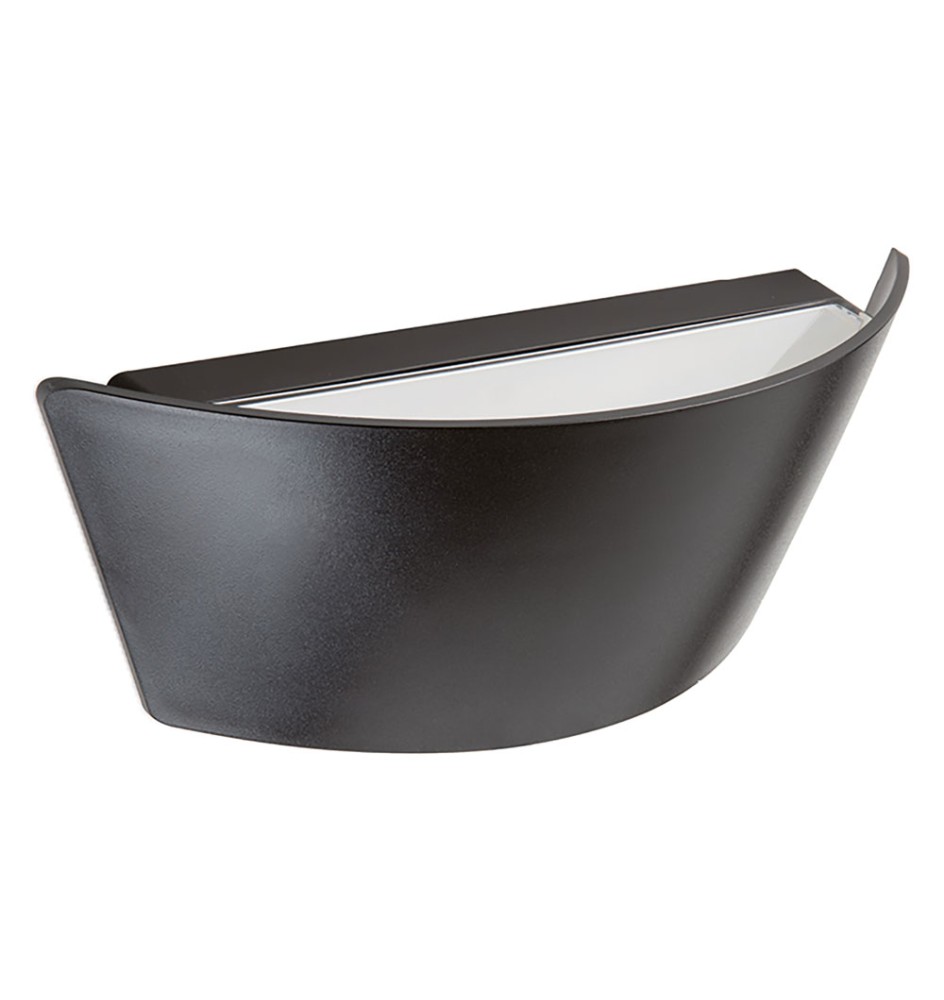 APPLIQUE LED DOPPIA EMISSIONE 'FIOCCO' 6W / 630 lumen - nero