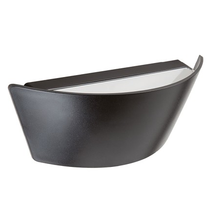 APPLIQUE LED DOPPIA EMISSIONE 'FIOCCO' 6W / 630 lumen - nero