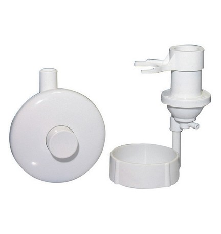 COMANDO MANUALE PNEUMATICO A PARETE AD INCASSO BIANCO Bianco