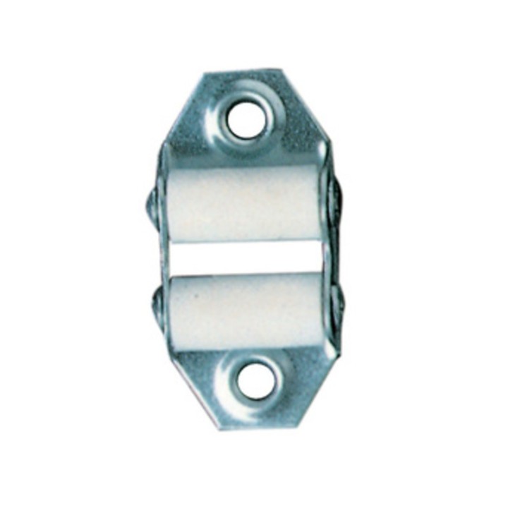 SC GUIDACINGHIA FERRO VERTICALE C/RULLINI PLASTICA