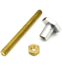 10 PZ GAMBETTI-DADINI-PASTIGLIE CROMATE -