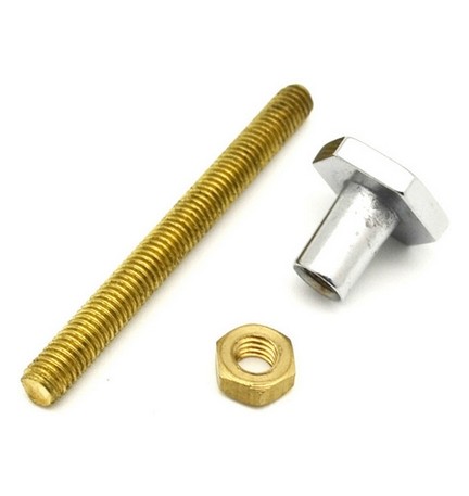 10 PZ GAMBETTI-DADINI-PASTIGLIE CROMATE -