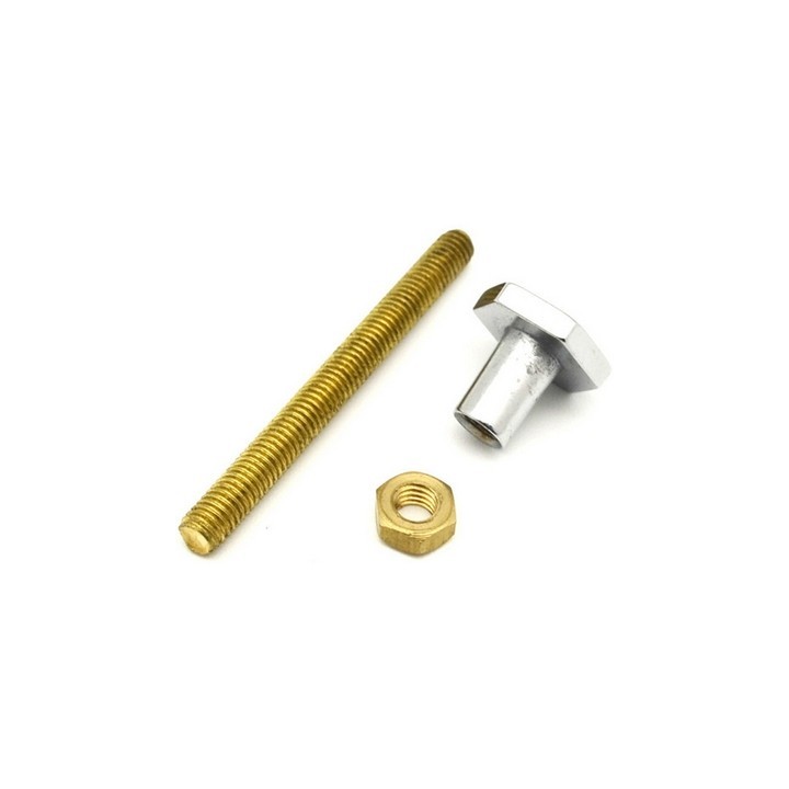 10 PZ GAMBETTI-DADINI-PASTIGLIE CROMATE -