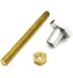 10 PZ GAMBETTI-DADINI-PASTIGLIE CROMATE -