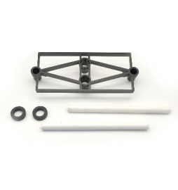 TELAIO CON TUBETTI PER DOPPIO PULSANTE -