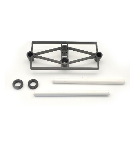 TELAIO CON TUBETTI PER DOPPIO PULSANTE -