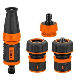 LANCIA E RACCORDI RAPIDI IN SET c/adattatore 1 - 3/4