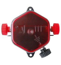 DISPOSITIVO PARAFULMINE PER RECINZIONI ELETTRIFICATE in plastica