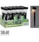LAMPADA A ENERGIA SOLARE cm 18 x h.55 - corpo nero