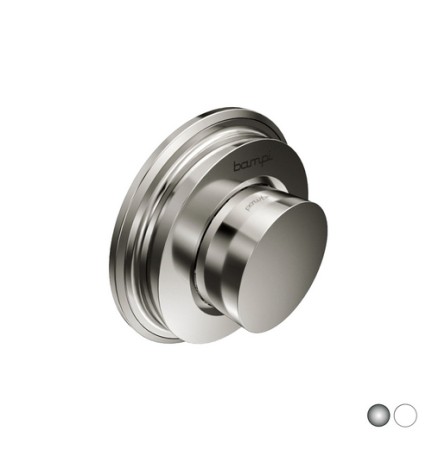 PULSANTE PNEUMATICO AD INCASSO ED ESTERNO PUSH Cromo