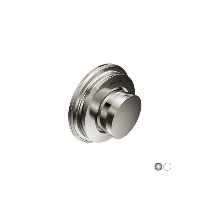 PULSANTE PNEUMATICO AD INCASSO ED ESTERNO PUSH Cromo