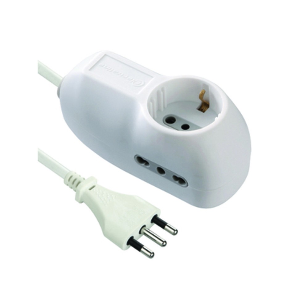 MULTIPRESA 2P BIP+1 SCHUKO SALVASPAZIO FIG.2