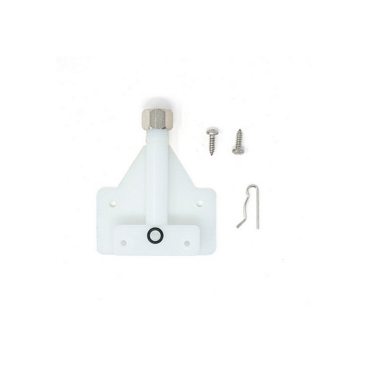 KIT PIASTRA PORTA CILINDRETTO A DUE FORI -