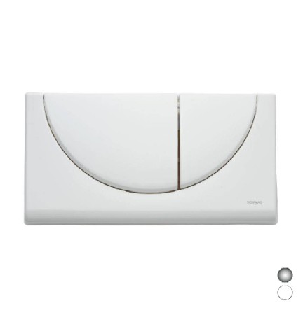 PLACCA 2 TASTI VIVA DUO Bianca