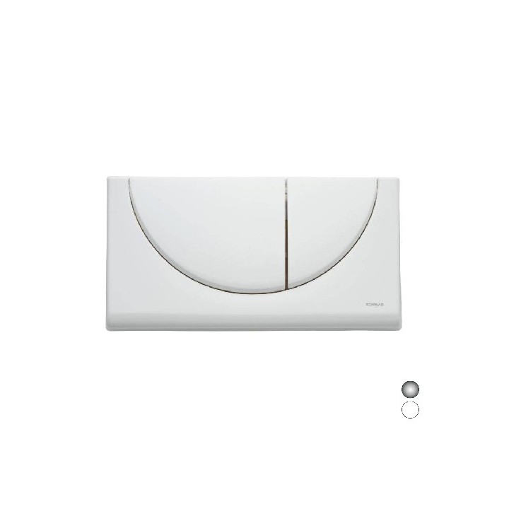 PLACCA 2 TASTI VIVA DUO Bianca