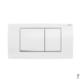 PLACCA DI COPERTURA 2 TASTI PER CASSETTA 110700 NEW Placca:Cromo luc/prof:Cromo sa