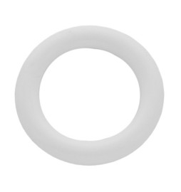BS ANELLO BASTONE TENDA PLASTICA BIANCO 10 PZ