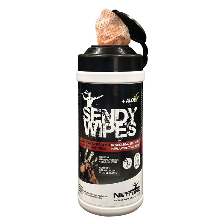 SALVIETTE UMIDIFICATE 'SENDY WIPES' 80 salviette - cm 19,5 x 26