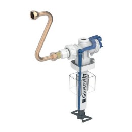 RUBINETTO GALLEGGIANTE GEBERIT TIPO 383 CON TUBETTO Bianco