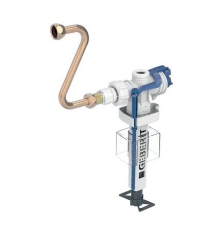 RUBINETTO GALLEGGIANTE GEBERIT TIPO 383 CON TUBETTO Bianco