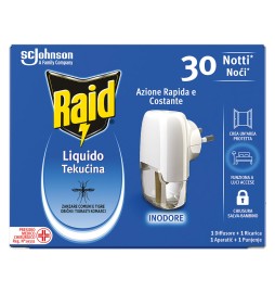 ANTIZANZARE ELETTRICO AD EMANAZIONE con 1 ricarica liquida