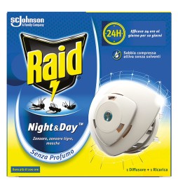 ANTIZANZARE ELETTRICO AD EMANAZIONE 'NOTTE/GIORNO' con 1 ricarica liquida