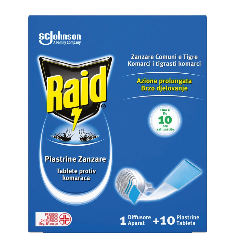 ANTIZANZARE ELETTRICO A PIASTRINE 'BASE' con 10 ricariche