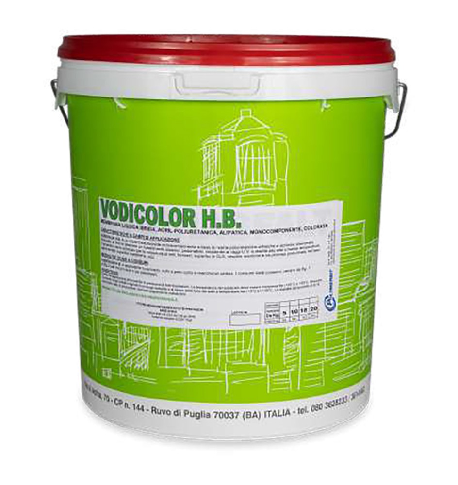 MEMBRANA LIQUIDA COLORATA 'VODICOLOR H.B.' kg. 1 - rossa