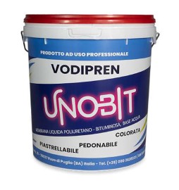 MEMBRANA LIQUIDA POLIFUNZIONALE COLORATA 'VODIPREN UNOBIT' kg. 5 - rossa