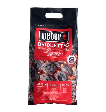 CARBONE 100% NATURALE PER GRILL 'BRIQUETTES' Kg 8 ca.