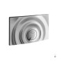 PLACCA PER CASSETTA DUAL FLUSH Bianca