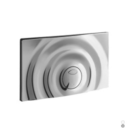 PLACCA PER CASSETTA DUAL FLUSH Cromo