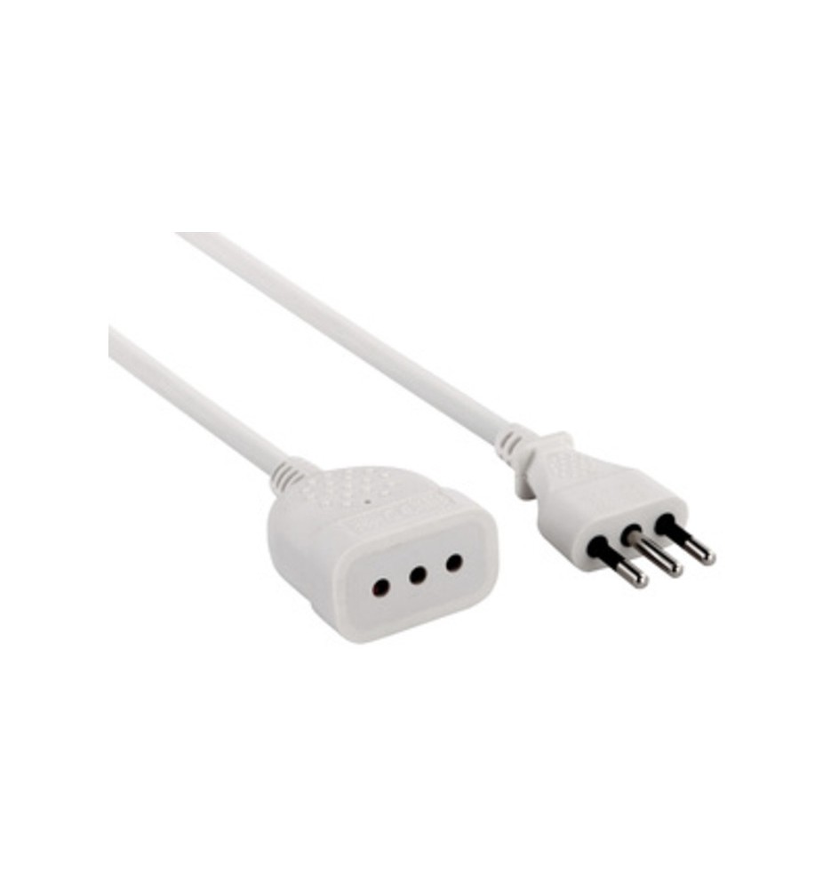 PROLUNGA LINEARE 3 M SEZ 3X0,75 10A BIANCO