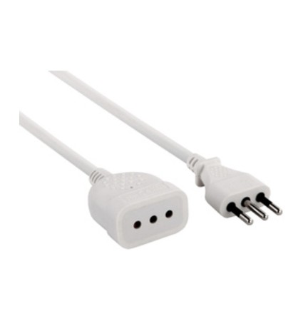 PROLUNGA LINEARE 3 M SEZ 3X0,75 10A BIANCO