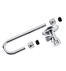 RUBINETTO D'ARRESTO 1/2" - 3/8" CON TUBETTO A J KARIBA -