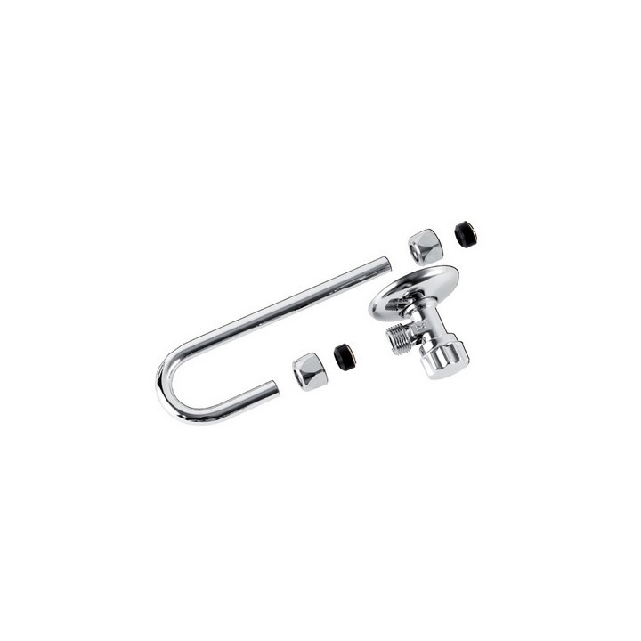 RUBINETTO D'ARRESTO 1/2" - 3/8" CON TUBETTO A J KARIBA -