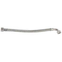 FLESSIBILE CON GUARNIZIONE PER CASSETTE INCASSO L. 300 mm / F3/8"-F3/8"