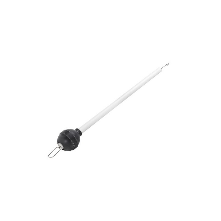 ASTA COMPLETA PER CASSETTA INCASSO CON SFERA mm 470 lt. 14
