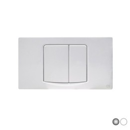 PLACCA PIATTA 2 TASTI SMILE PER CASSETTA INCASSO FUSION Cromo