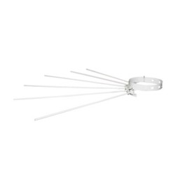 STENDIBIANCHERIA A RAGGIERA D 8/14 CM BIANCO