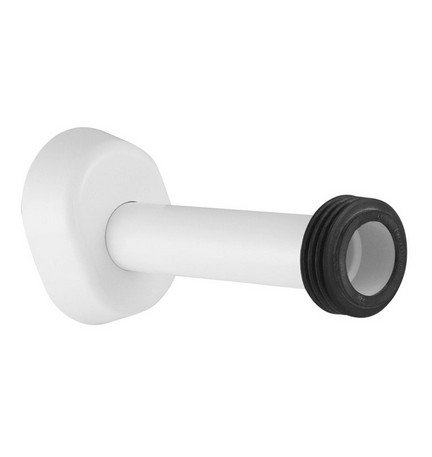 CANOTTO DI ALLACCIAMENTO TELESCOPICO PER CASSETTE INCASSO Diam. 40/44 L.250 Bianco