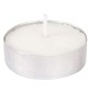 CANDELA BIANCA 'TEALIGHT' cm 3,8 x 1,5 - cf. 25 pz in blister